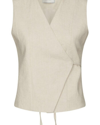 Neo Noir Vest Samara Ramie Natural