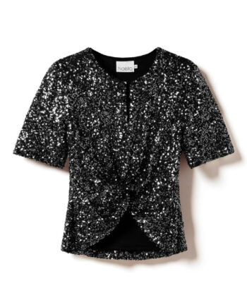 Noella Bluse Lemon Black