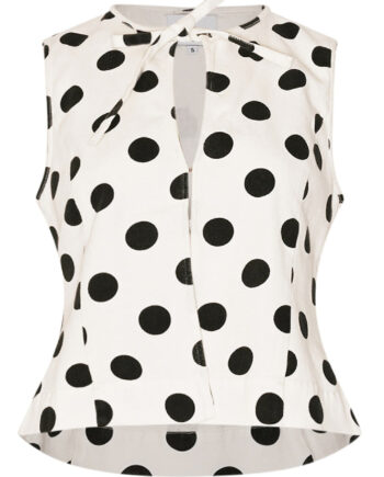 Noella Bluse Leni Carmella White Print