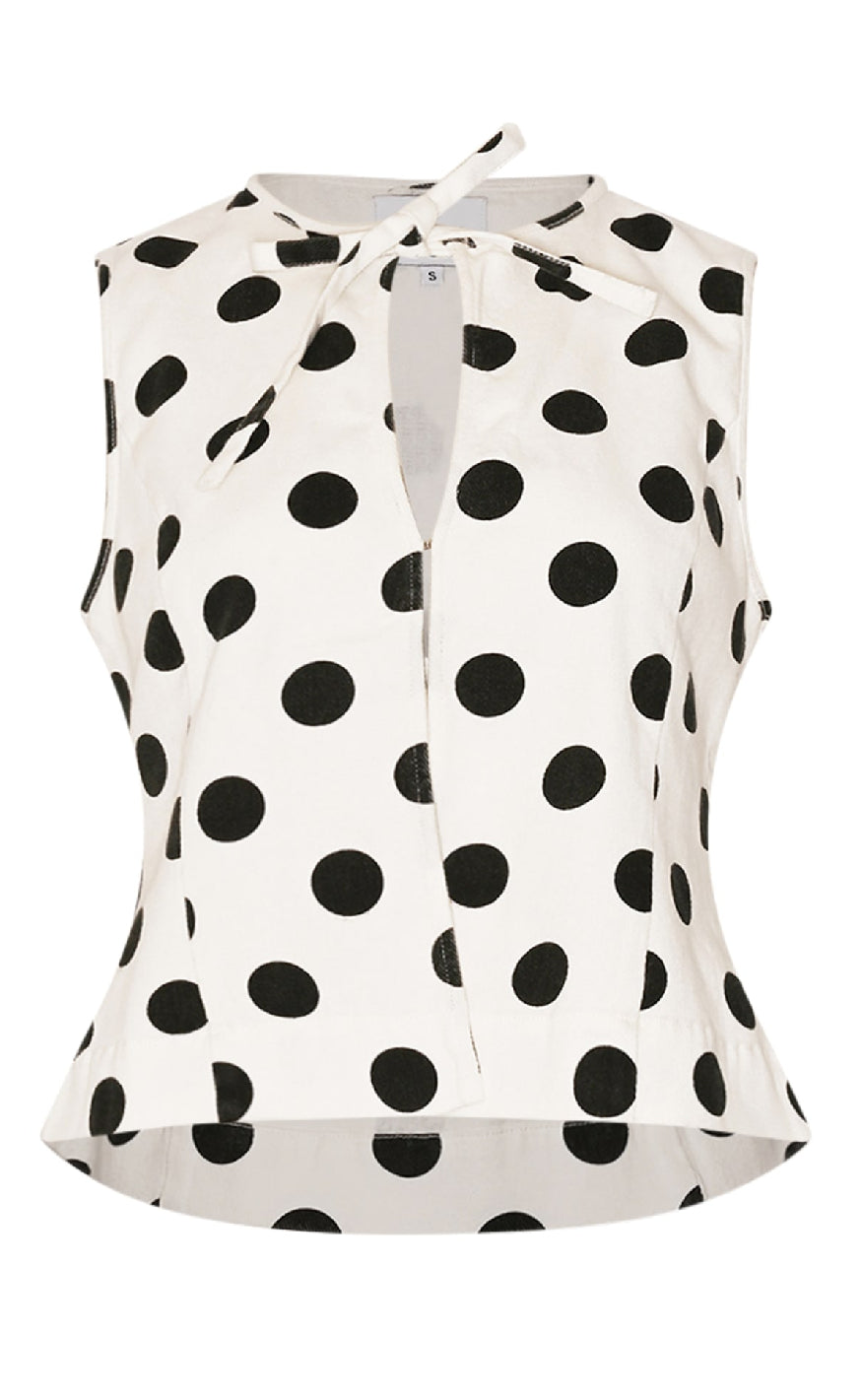 Noella Bluse Leni Carmella White Print