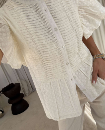 Noella Bluse Loulou White