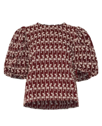 Noella Bluse Shelly Dusty Mahogany