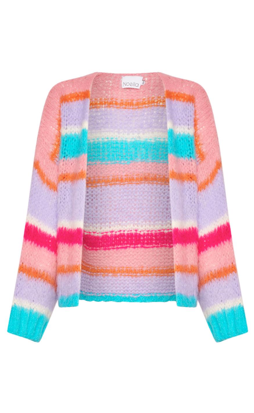 Noella Cardigan Ella Rose Blue Lilac Mix