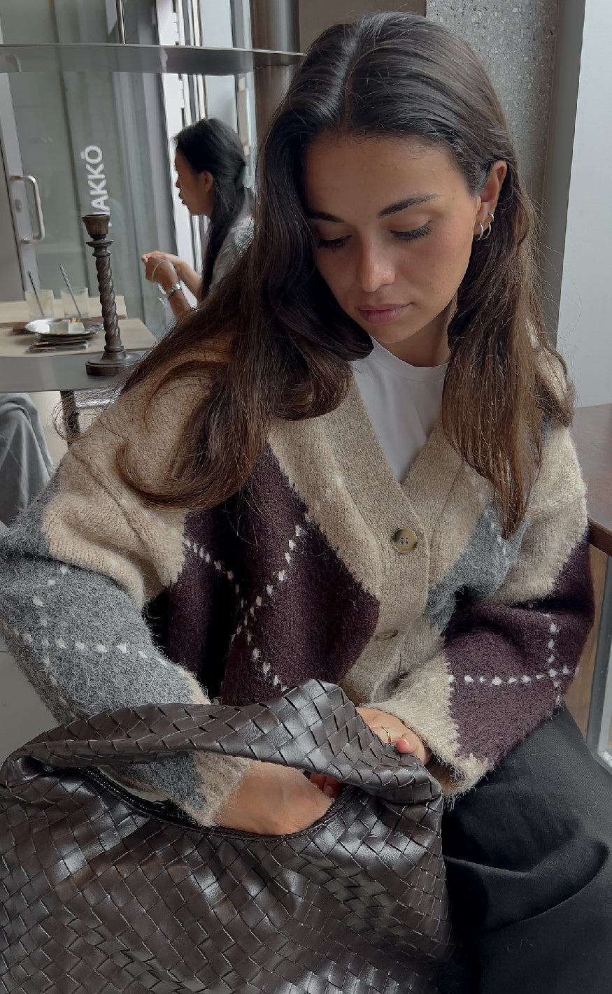 Noella Cardigan Laiana Sand Melange