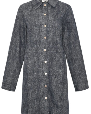 Noella Kjole Benita Ls Blue Snow Wash