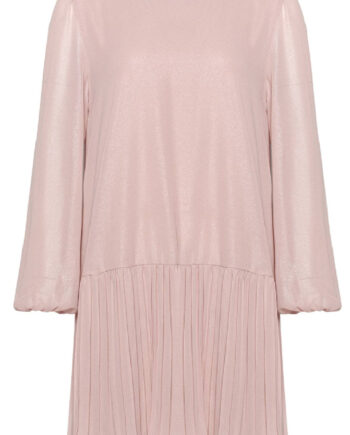 Noella Kjole Dagmar Lurex Pink
