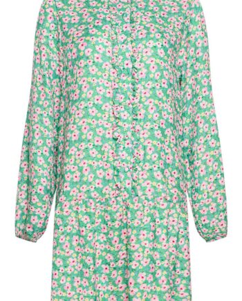Noella Kjole Florentina Green Flower