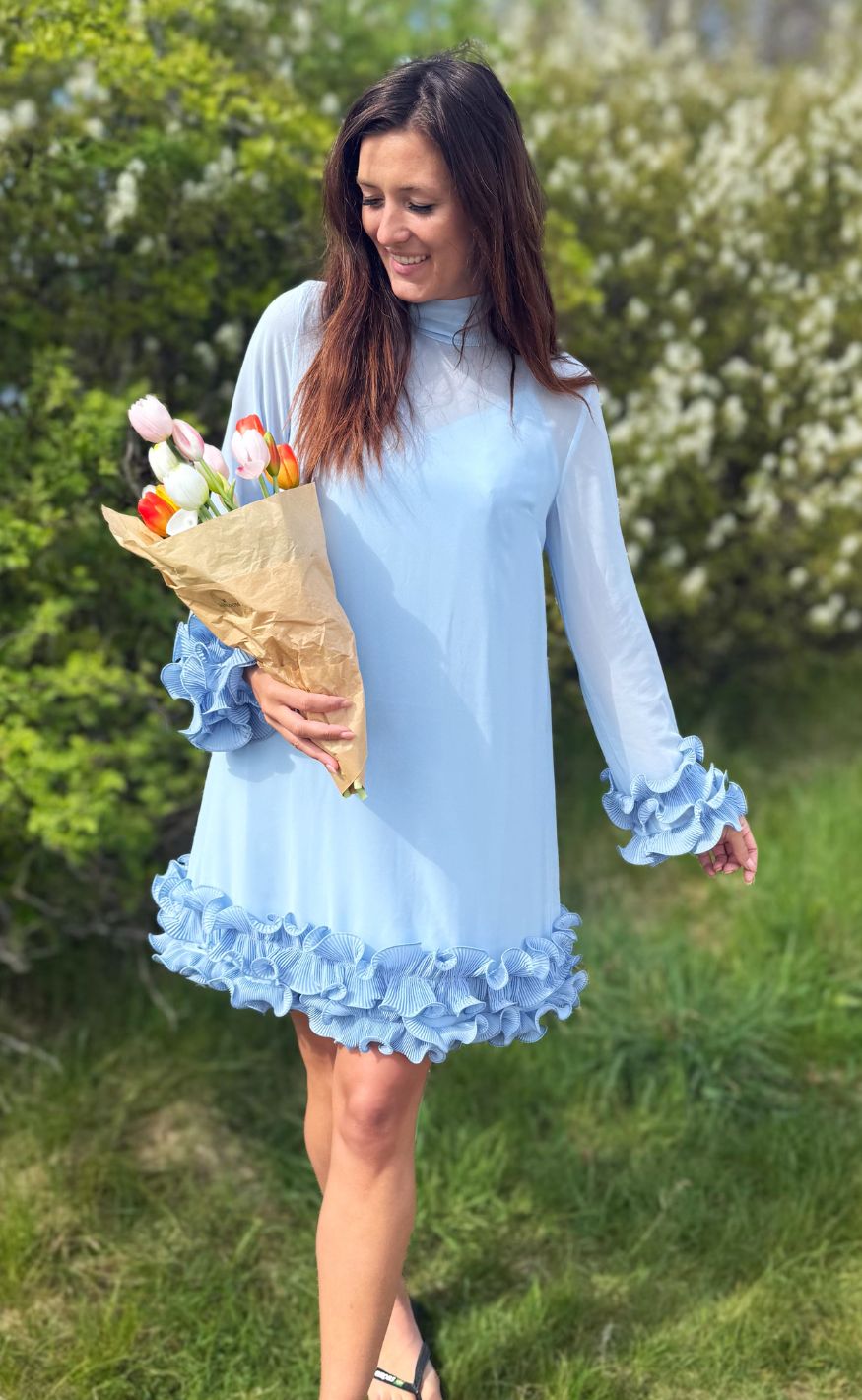 Noella Kjole Latania Sky Blue