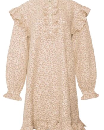 Noella Kjole Reno Ruby Ruffle Oyster