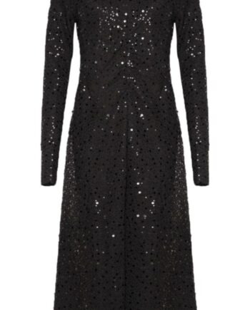 Noella Kjole Verona Midi Black    Black