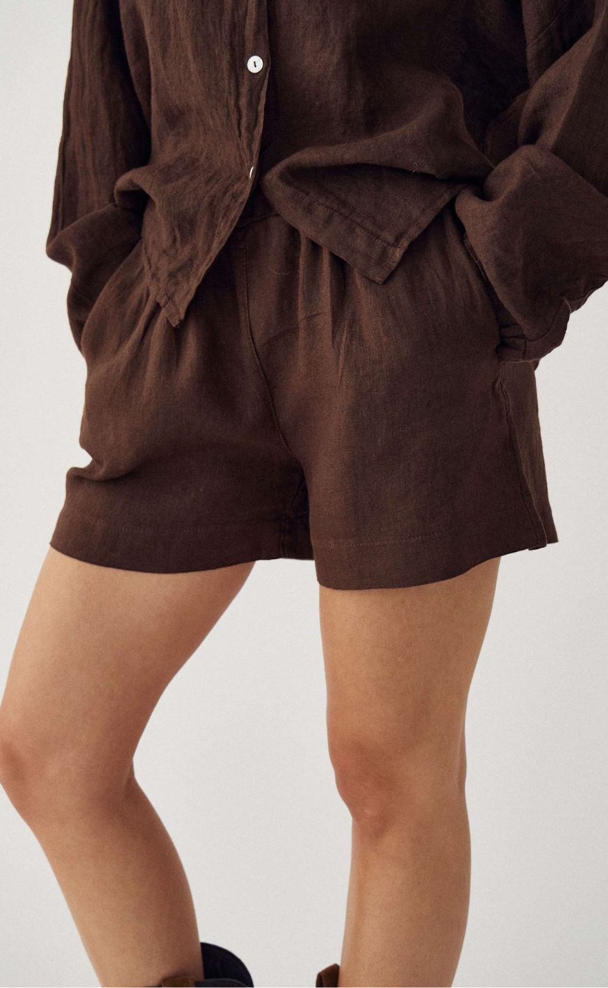 Noella Shorts Layne Chocolate