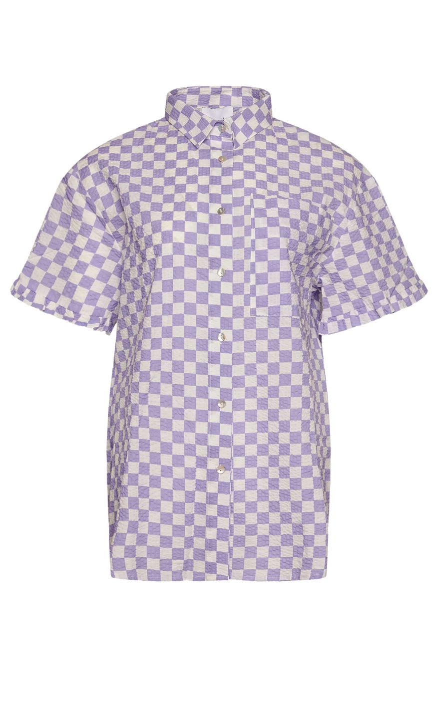Noella Skjorte Mariana Ruffle Lavender