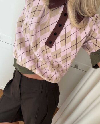 Noella Stirk Makayla Diya Pink Check