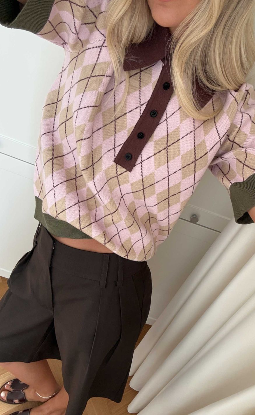 Noella Stirk Makayla Diya Pink Check
