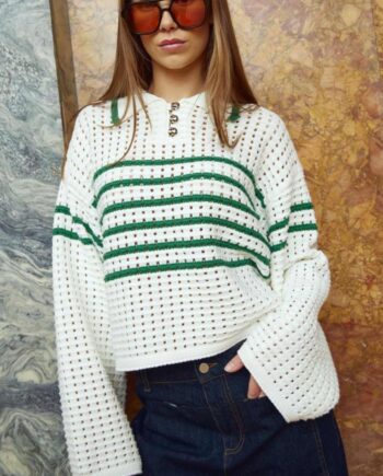 Noella Strik Leen Talani Green Stripe