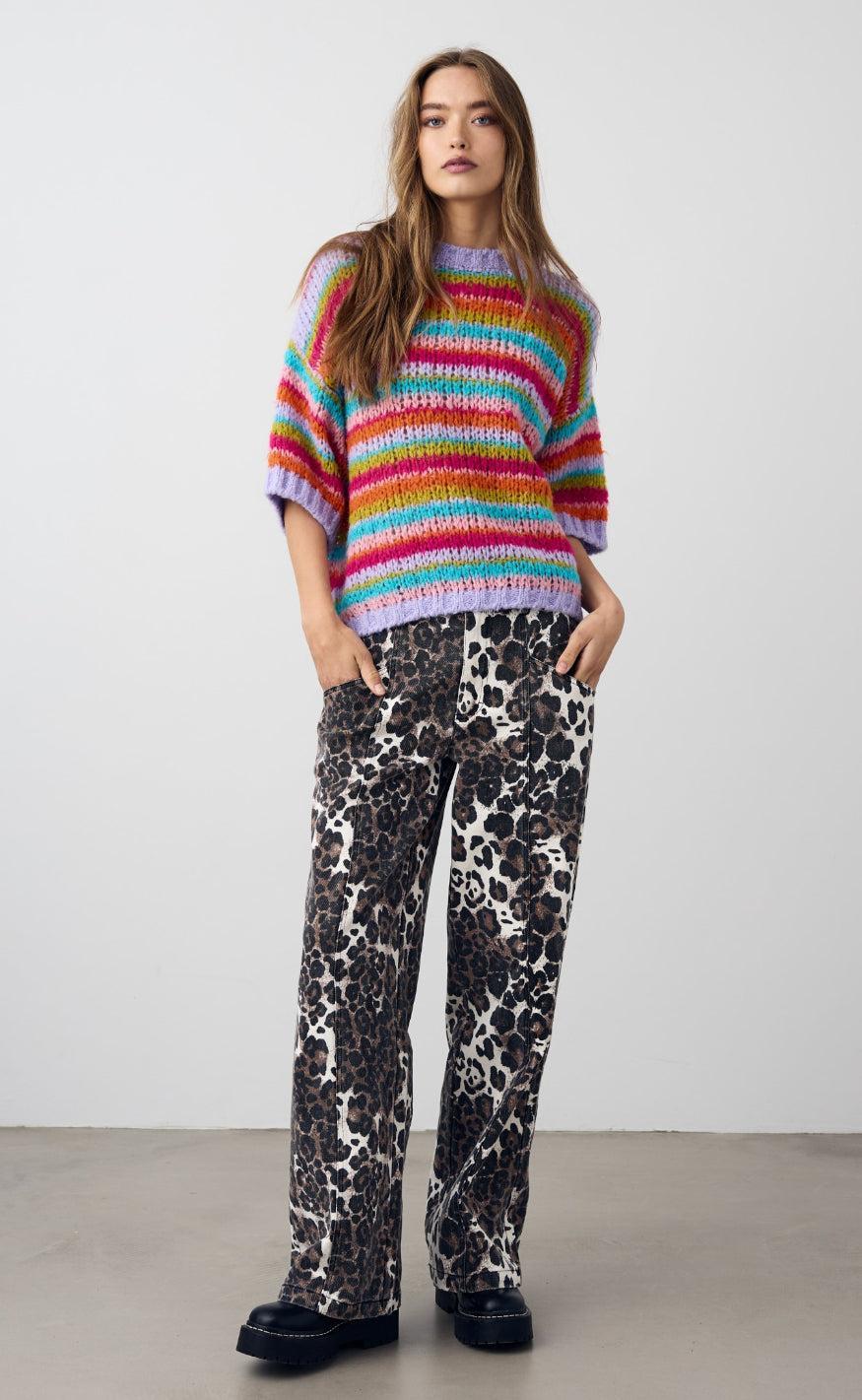 Noella Sweater Mimi Rainbow Combo