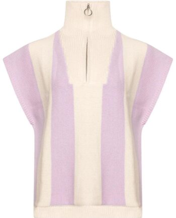 Noella Sweater Tulip Beth Lavender Offwhite
