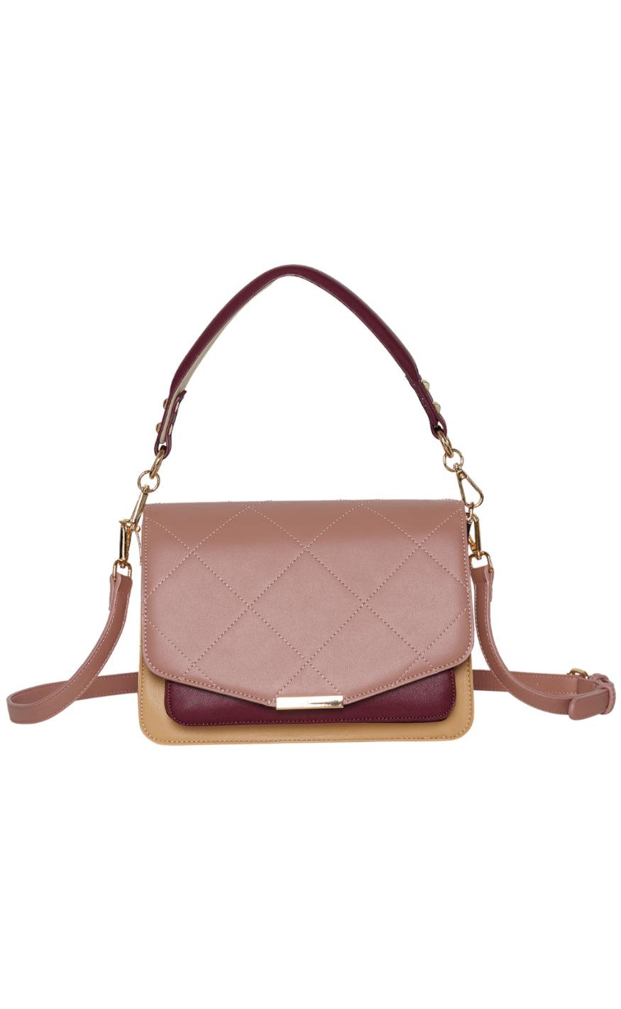Noella Taske Blanca Multi Compartment Blush Camel Plum Mix