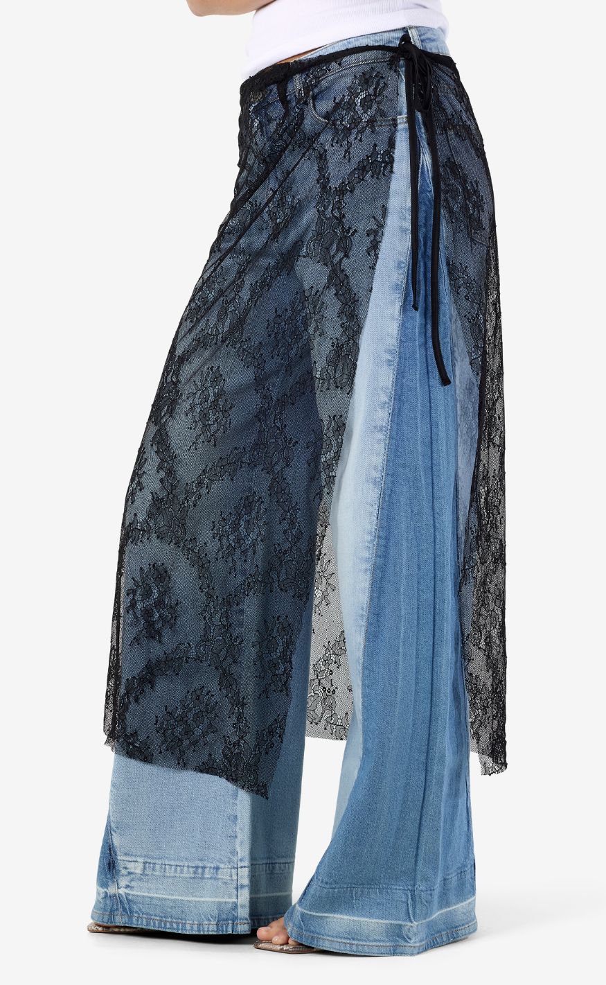 Noisy May Nederdel Lucia Wrap Black