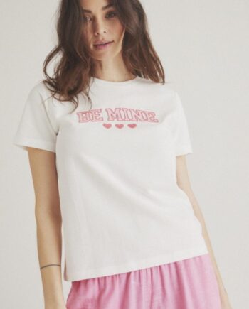 One Two Luxzuz  -shirt Bine Cream