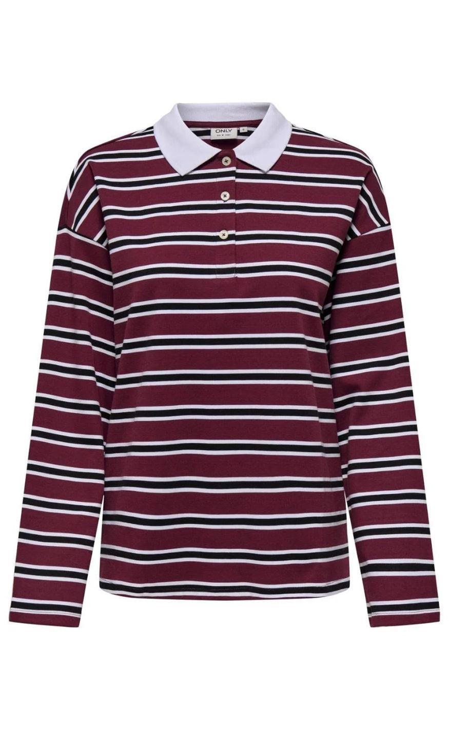 Only Bluse Lara Cabernet Vera