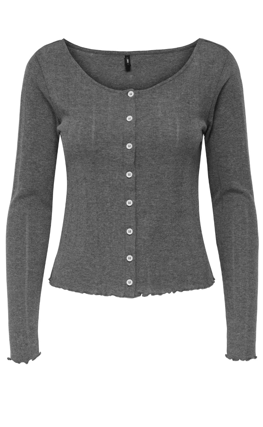 Only Cardigan Tenna Dark Grey Melange