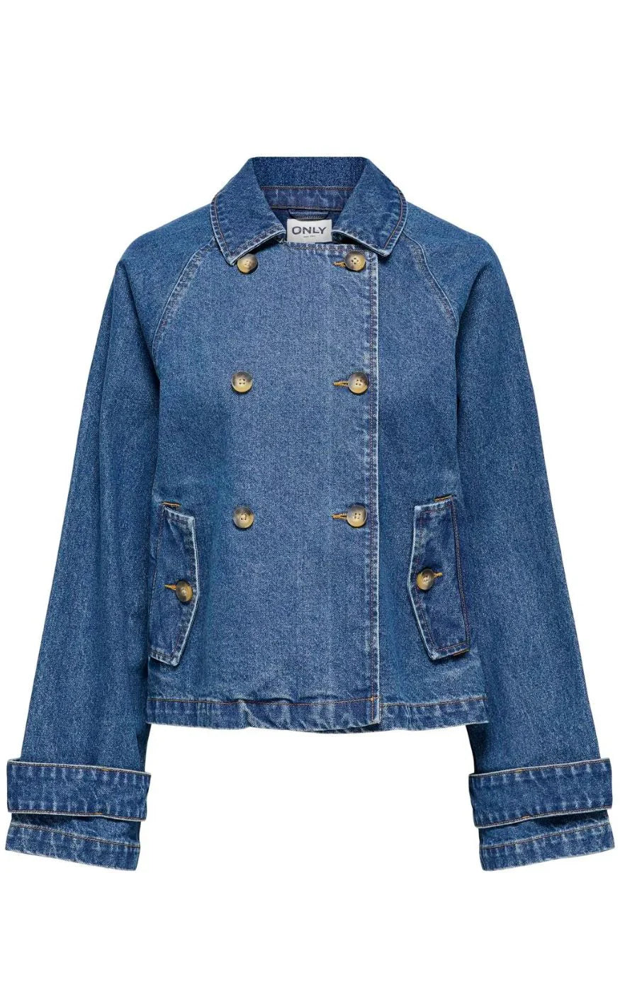 Only Jakke April Medium Blue Denim