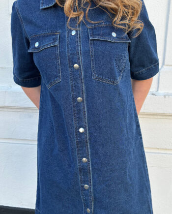 Only Kjole Belle Dark Blue Denim