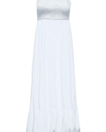 Only Kjole Lou Smock Bright White