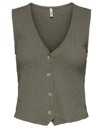 Only Vest Sif Smokey Olive