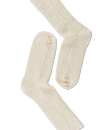 Oroblu Strømper Woman Wool Cable Off White