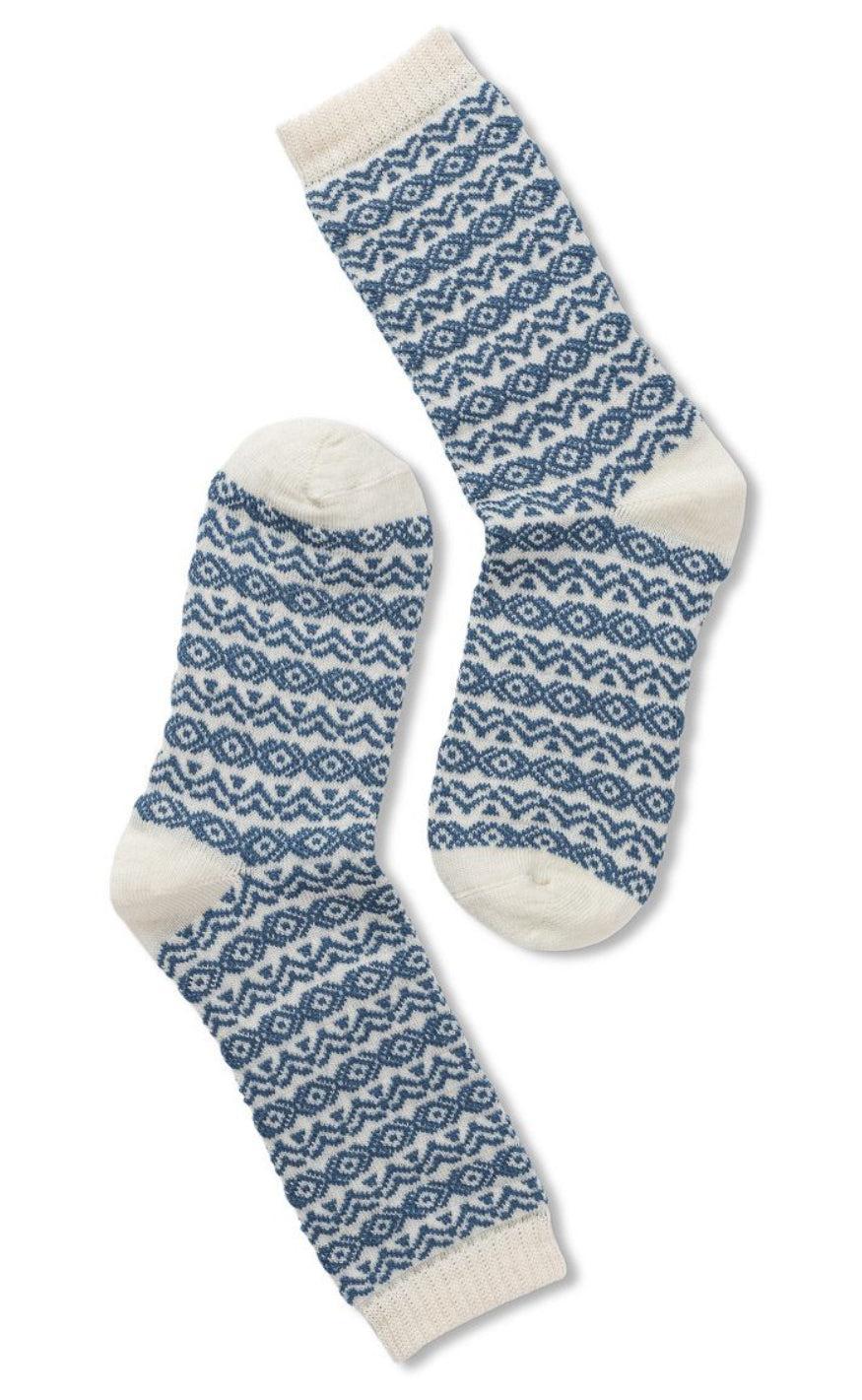 Oroblu Strømper Woman Wool Pattern Off White   Jeansblue