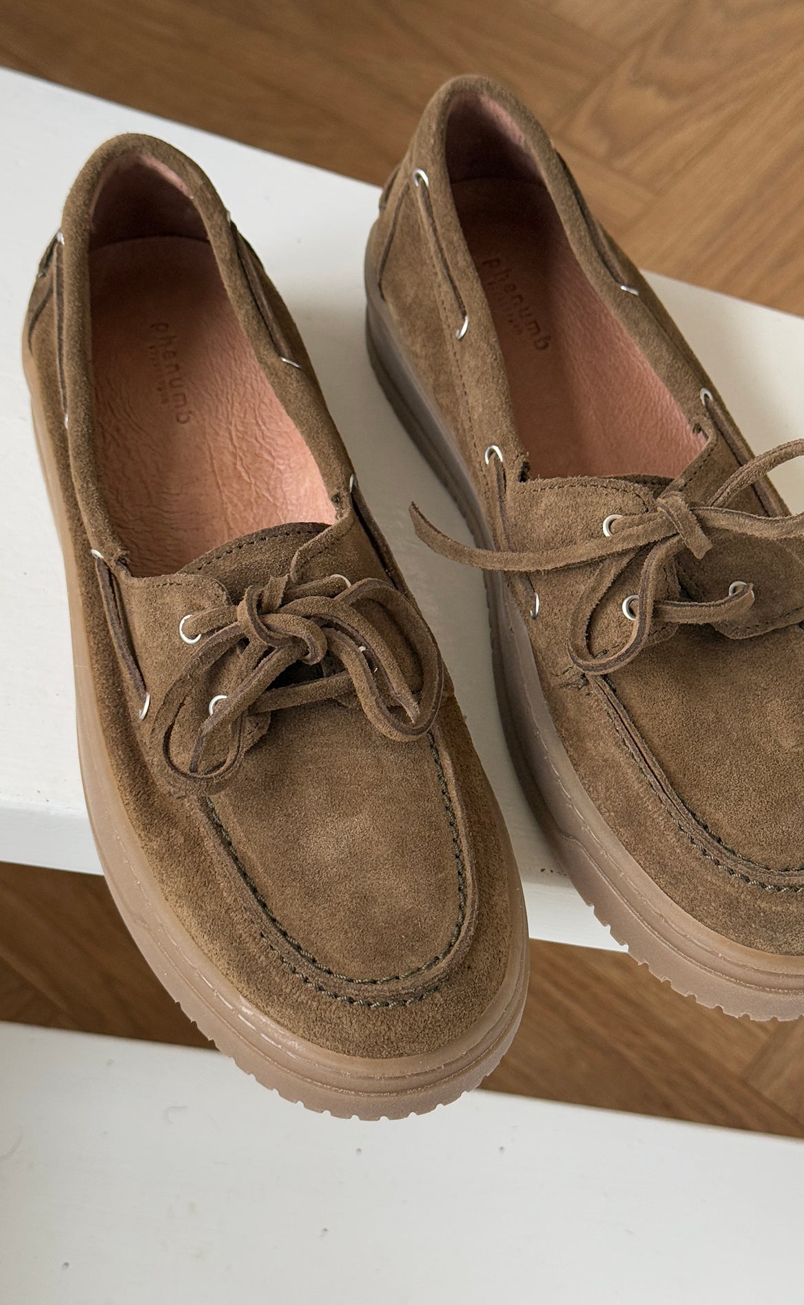 Phenumb Sko Tide   Suede Taupe