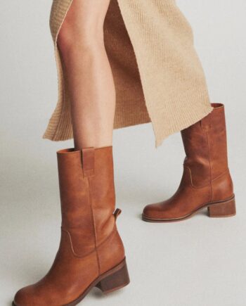 Phenumb Støvler Martina Leather Cognac