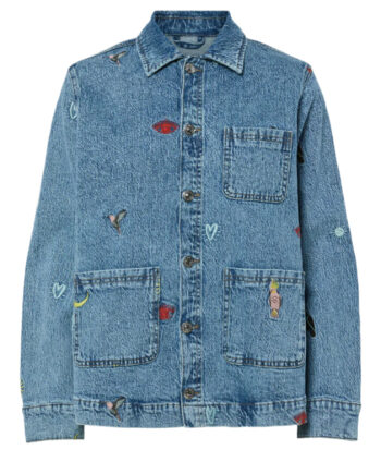 Pieces Jakke Jidi Medium Blue Denim