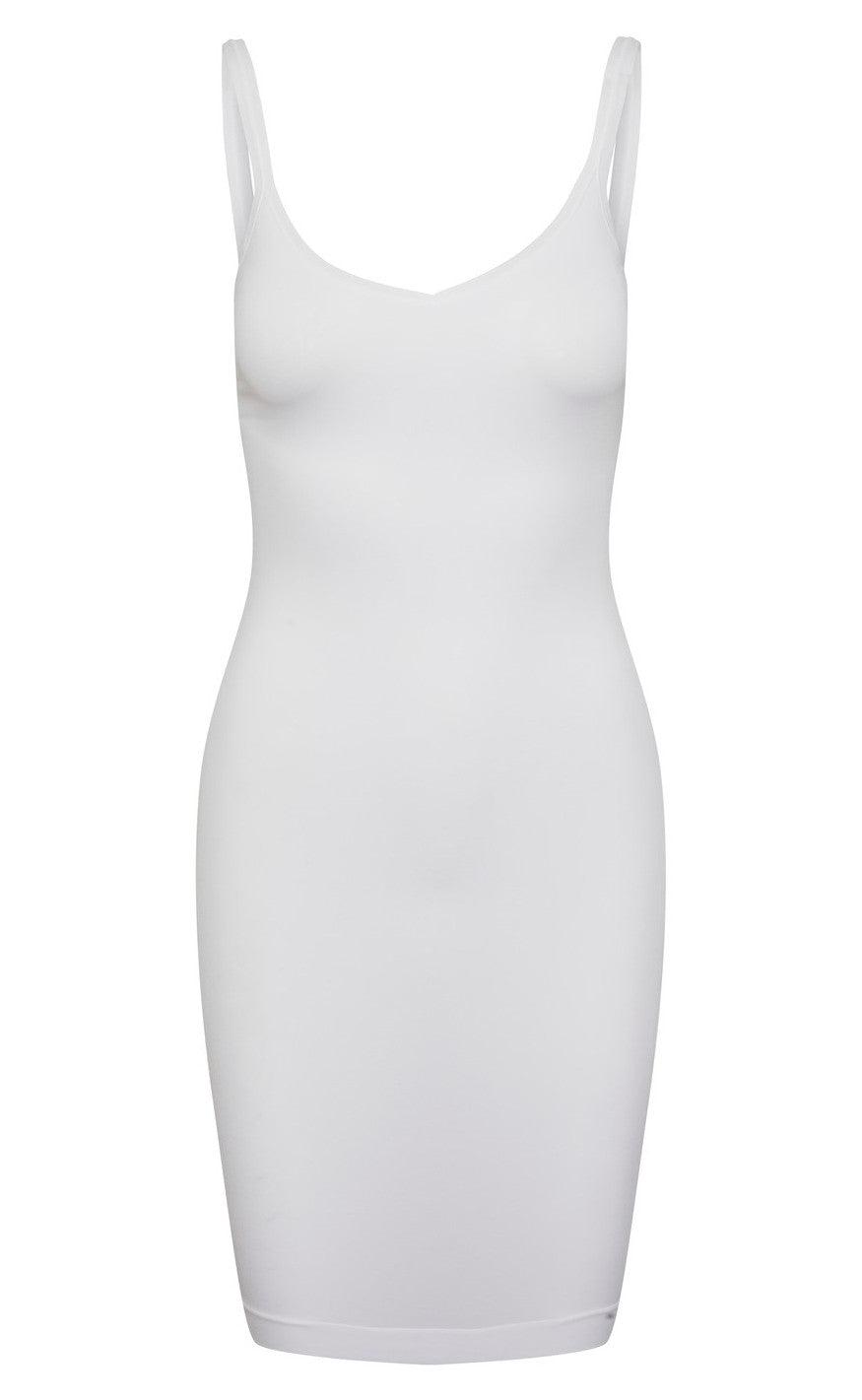Pieces Kjole Ballroom White