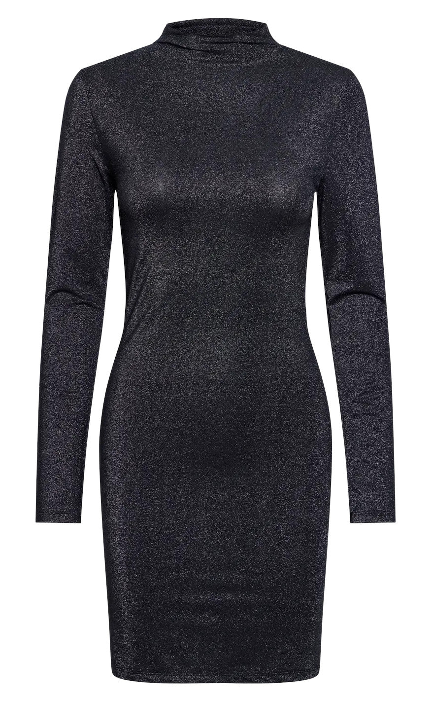 Pieces Kjole Monica Black Silver