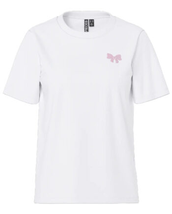 Pieces  -shirt Ria Ss Bright White Option