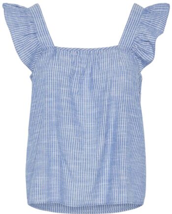 Pieces Top Apia Nautical Blue Bright White