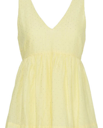 Pieces Top Falina French Vanilla