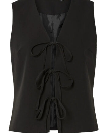 Pieces Top Frida Tie Black