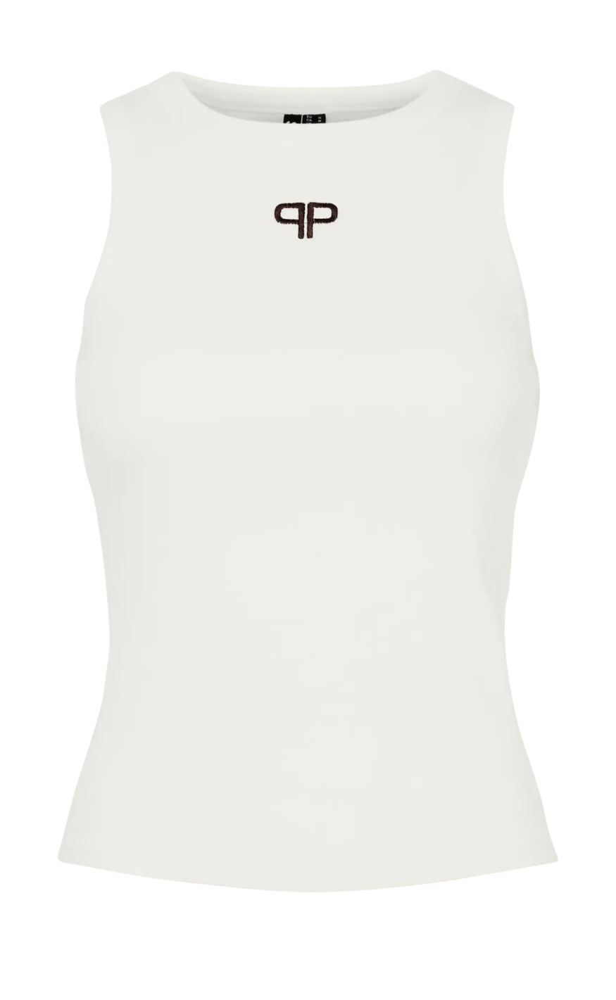 Pieces Top Mimi Cloud Dancer Delicioso