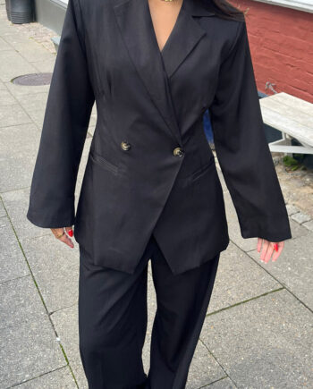 Say Ina Copenhagen Blazer Anne Asymmetrical Black