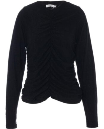 Say Ina Copenhagen Bluse Ava Black Glitter