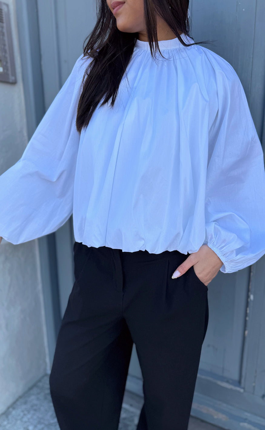Say Ina Copenhagen Bluse Diana White