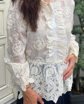 Say Ina Copenhagen Bluse Freya Ls Ivory