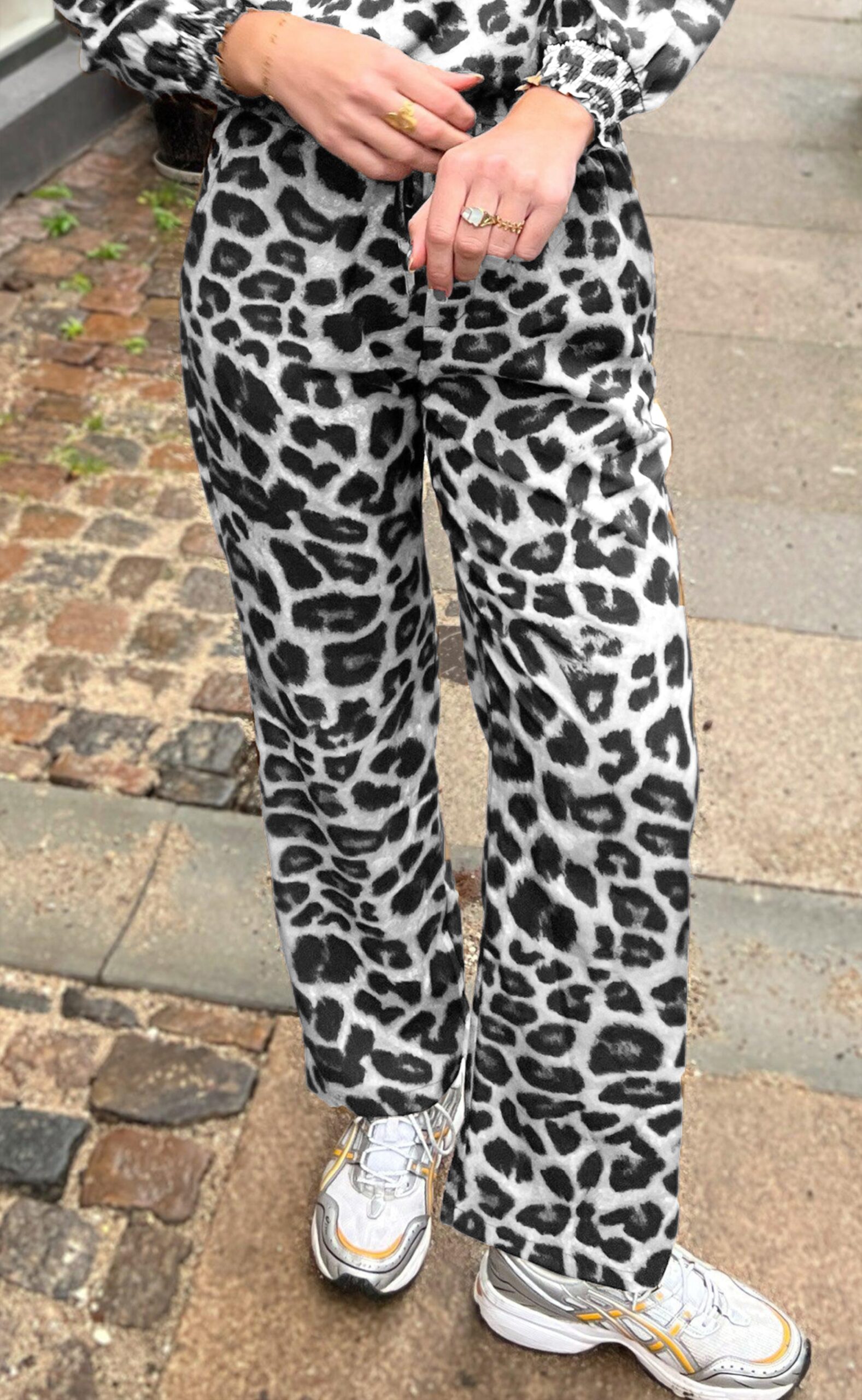 Say Ina Copenhagen Bukser Ida Grey Leopard