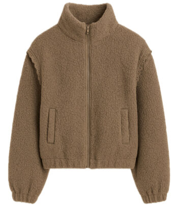 Say Ina Copenhagen Fleece Jakke Fia Taupe