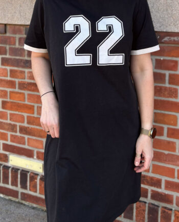 Say Ina Copenhagen Kjole Alva Football Black    Off White