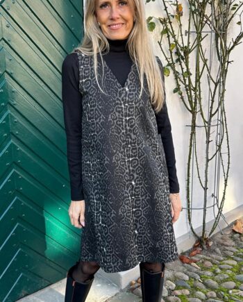 Say Ina Copenhagen Kjole Ania Spencer Grey Leopard